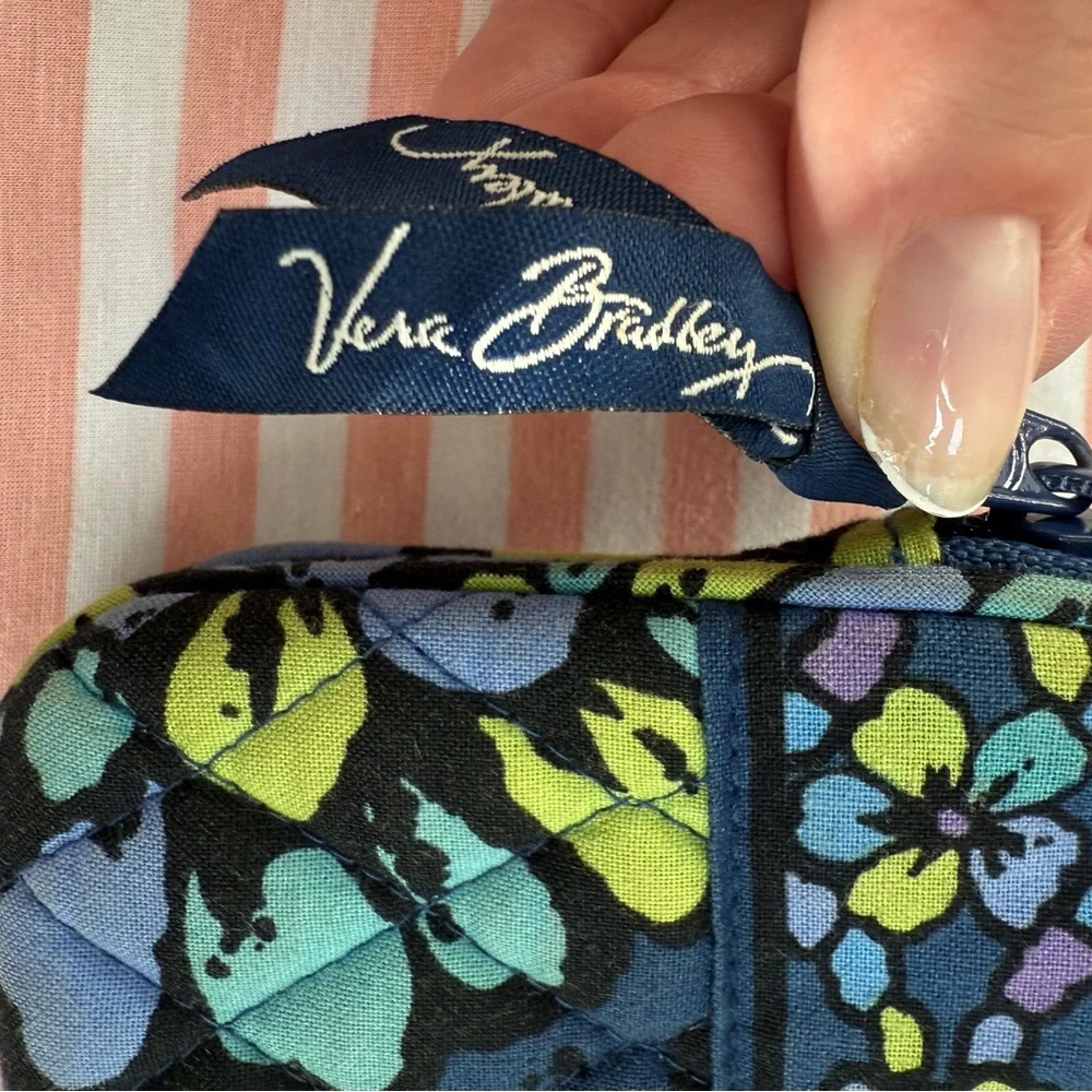 Vera Bradley Blue Floral Clutch